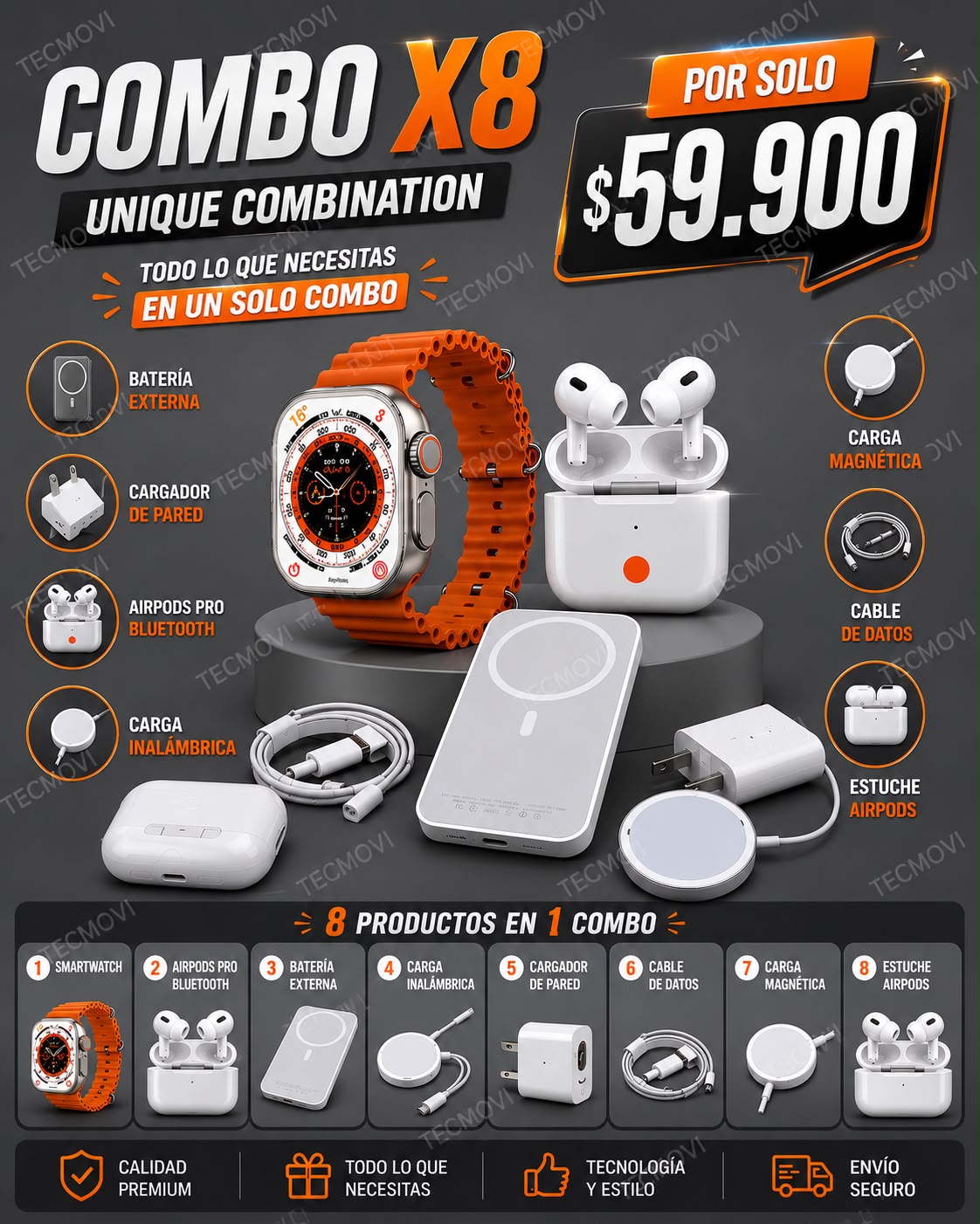 COMBO TECNOLOGICO X8